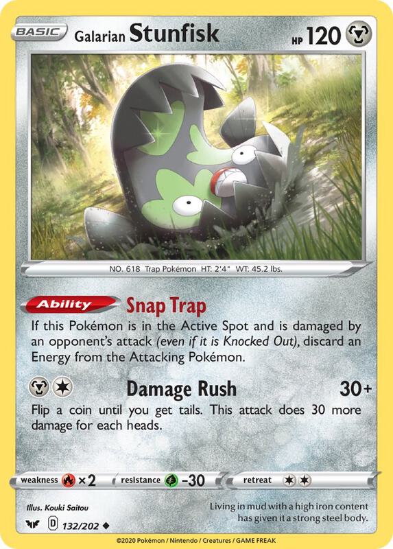 Galarian Stunfisk 132/202 - Sword & Shield