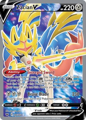 Zacian V 195/202 - Sword & Shield