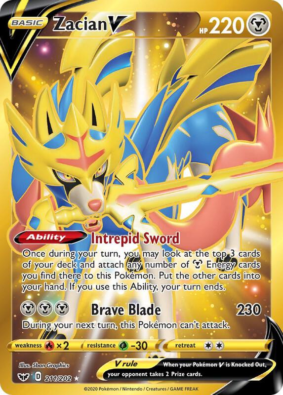 Zacian V 211/202 - Sword & Shield