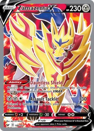 Zamazenta V 196/202 - Sword & Shield