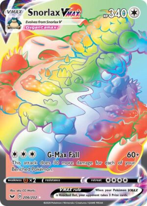 Snorlax VMAX 206/202 - Sword & Shield