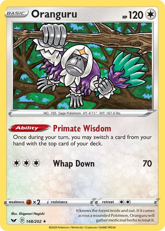 Oranguru 148/202 - Sword & Shield