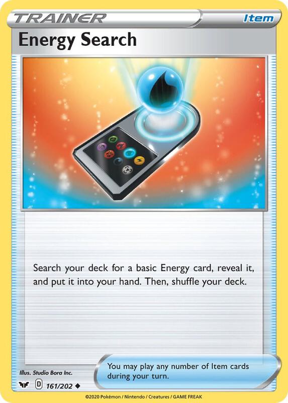 Energy Search 161/202 - Sword & Shield
