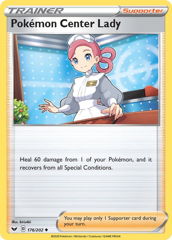 Pokémon Center Lady 176/202 - Sword & Shield