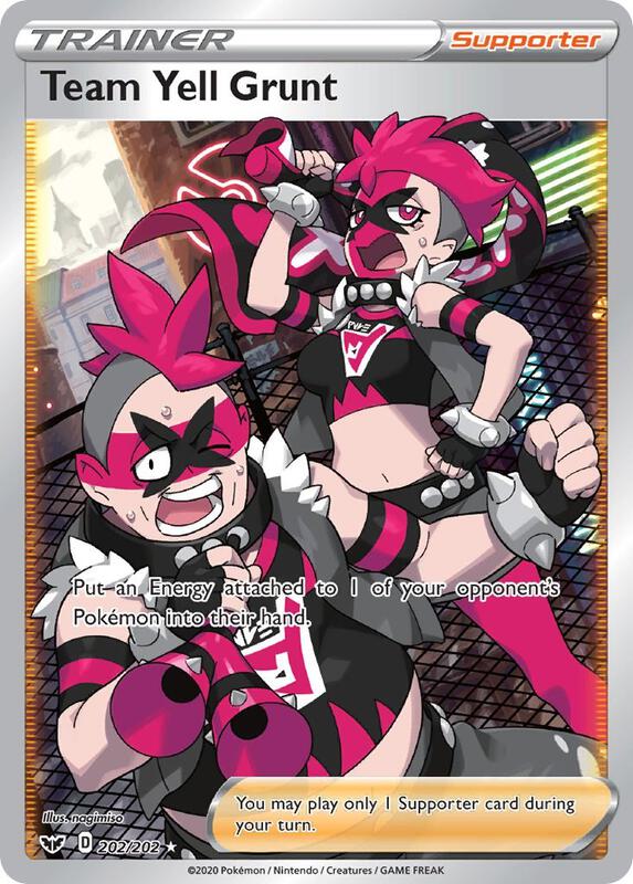 Team Yell Grunt 202/202 - Sword & Shield