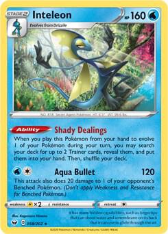 Karta Pokemon Inteleon 58/202 - Deck Exclusives