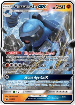 Karta Pokemon Carracosta GX - SM239 - SM Promos SM239