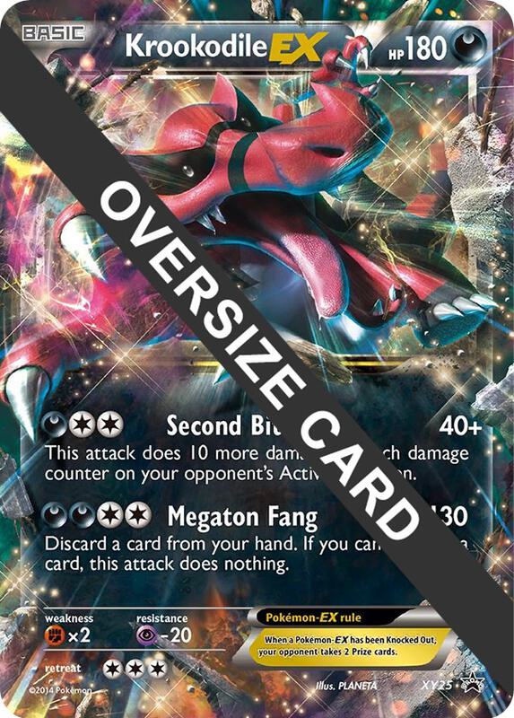 Karta Pokemon Krookodile EX - XY25 - Jumbo Cards XY25