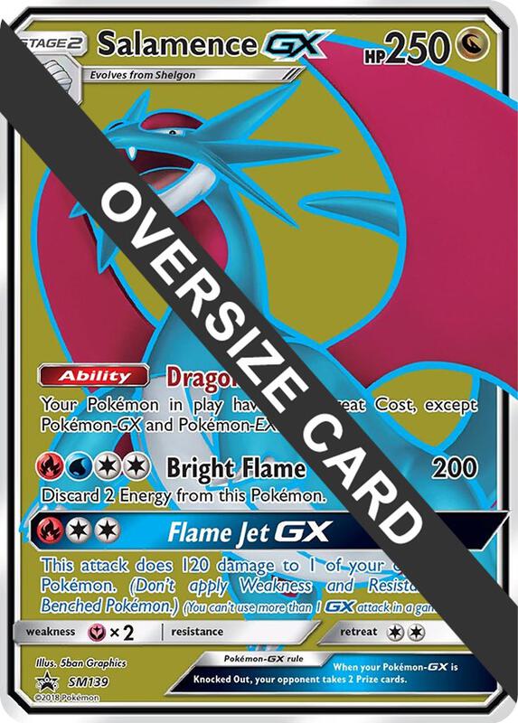 Karta Pokemon Salamence GX - SM139 (SM Black Star Promo) - Jumbo Cards SM139