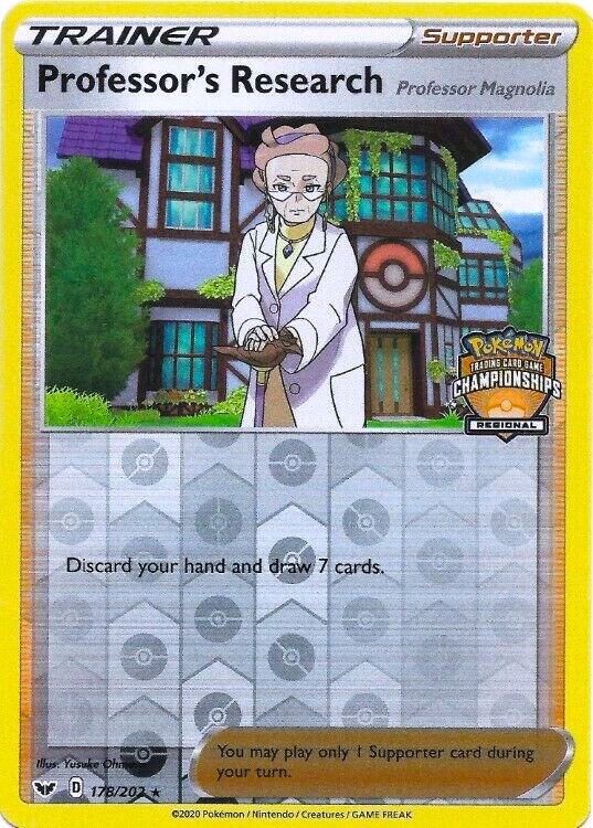 Karta Pokemon Professor's Research 178/202 (Regional Championships) - League & Championship Cards
