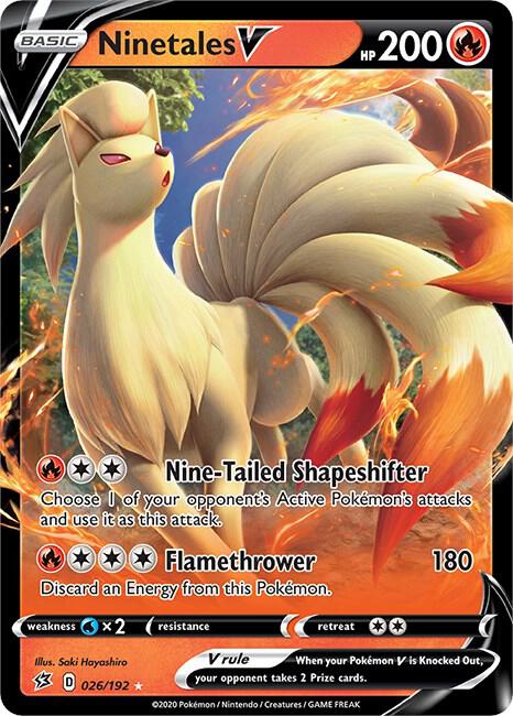 Ninetales V 026/192 - Rebel Clash
