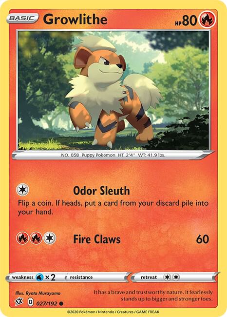 Growlithe 027/192 - Rebel Clash