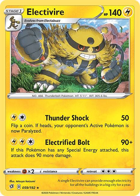 Electivire 059/192 - Rebel Clash