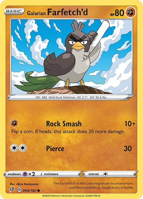 Galarian Farfetch'd 094/192 - Rebel Clash