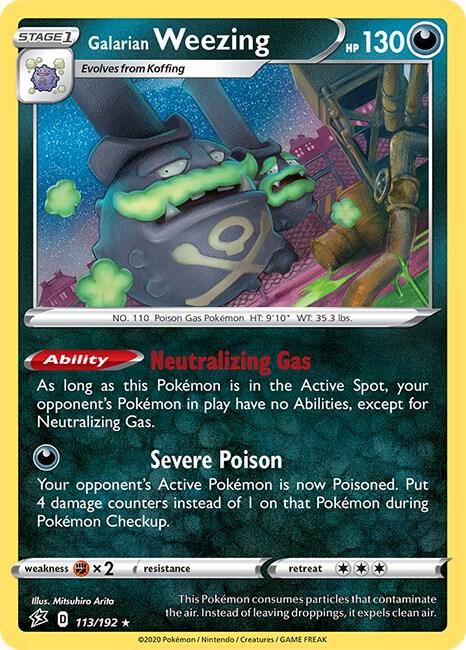 Galarian Weezing 113/192 - Rebel Clash