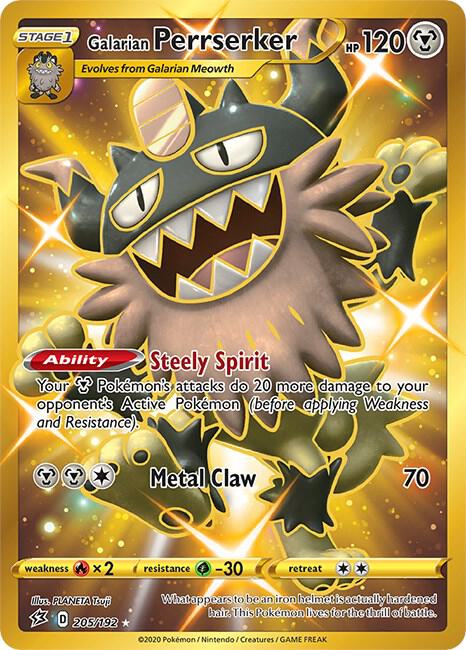 Galarian Perrserker 205/192 - Rebel Clash