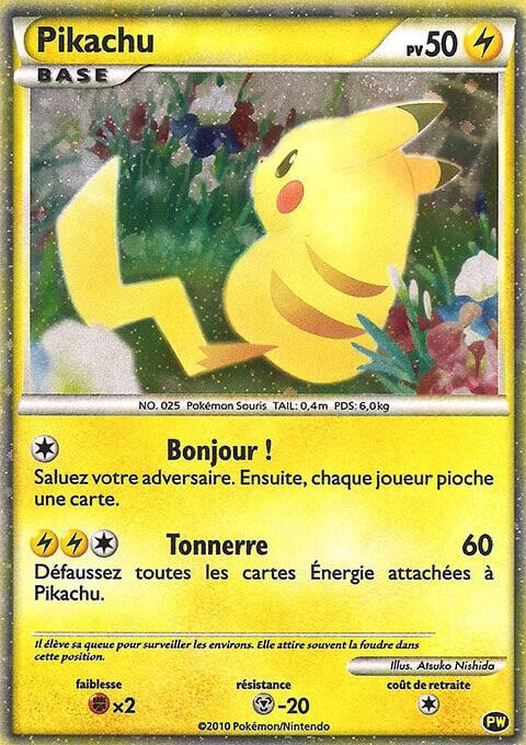 Karta Pokemon Pikachu (French) - Pikachu World Collection Promos PW 7