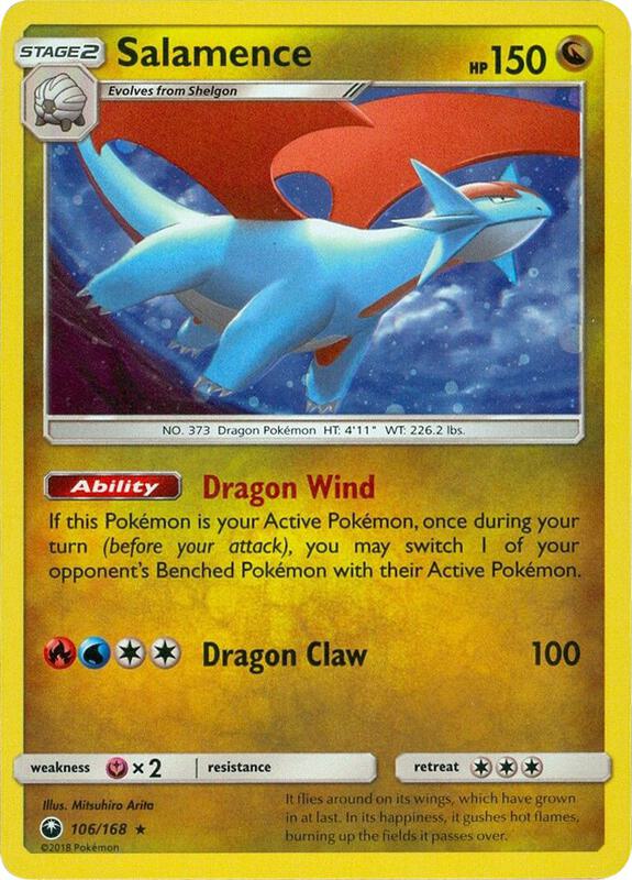 Karta Pokemon Salamence 106/168 (Cosmos Holo) - Miscellaneous Cards & Products