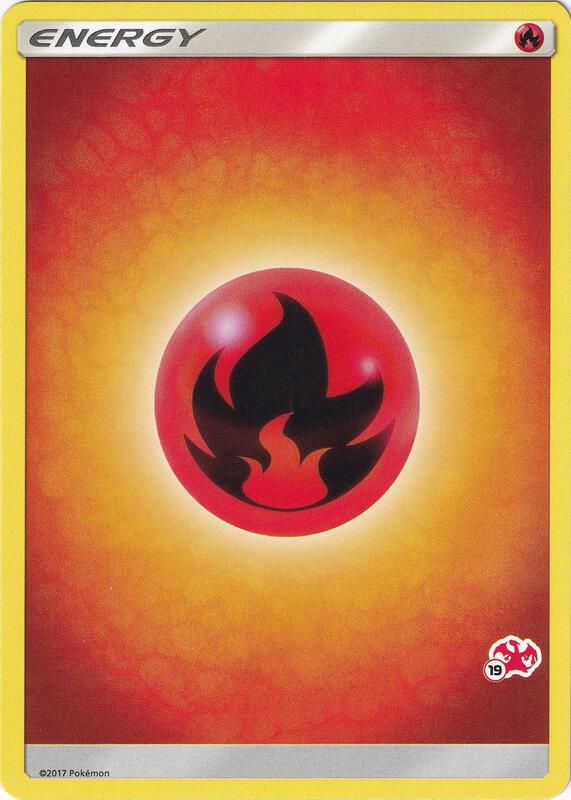 Karta Pokemon Fire Energy (#19 Charizard Stamped) - Battle Academy