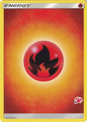 Karta Pokemon Fire Energy (#29 Charizard Stamped) - Battle Academy