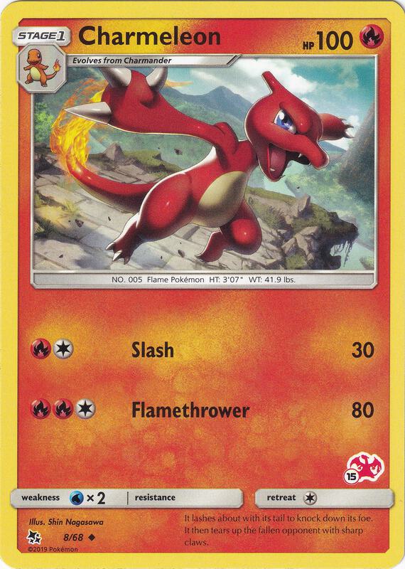 Karta Pokemon Charmeleon 8/068 - 8/68 (#15 Charizard Stamped) - Battle Academy