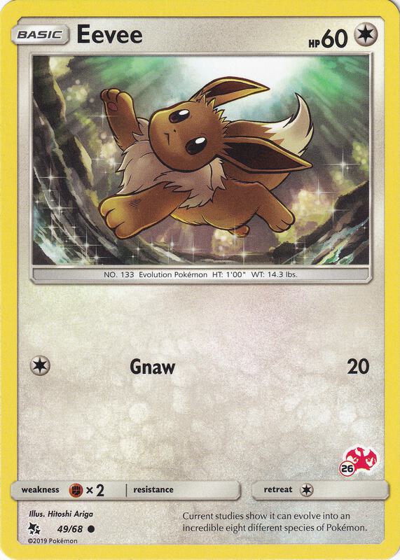 Karta Pokemon Eevee 49/068 - 49/68 (#26 Charizard Stamped) - Battle Academy