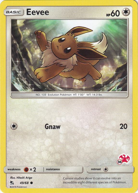 Karta Pokemon Eevee 49/068 - 49/68 (#36 Charizard Stamped) - Battle Academy