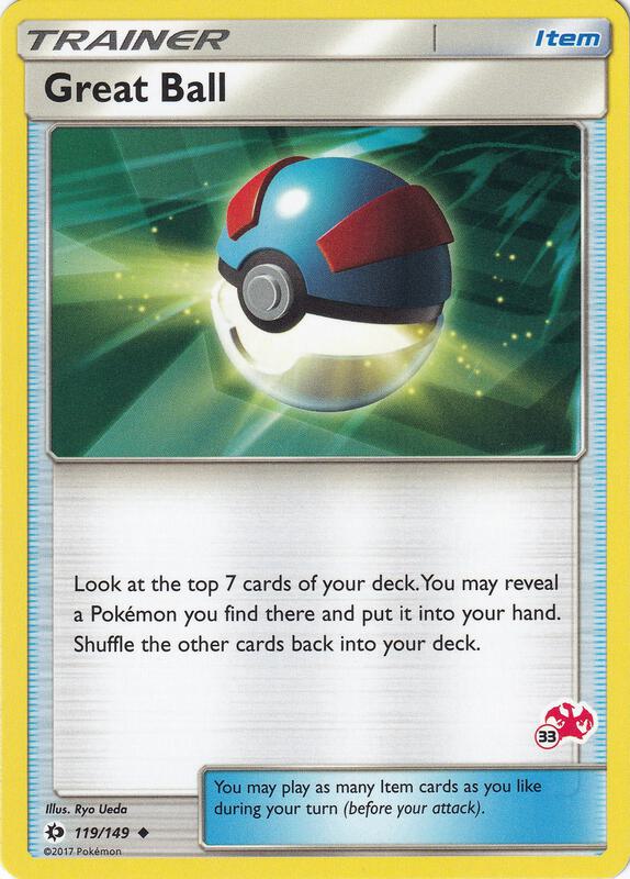 Karta Pokemon Great Ball 119/149 (#33 Charizard Stamped) - Battle Academy