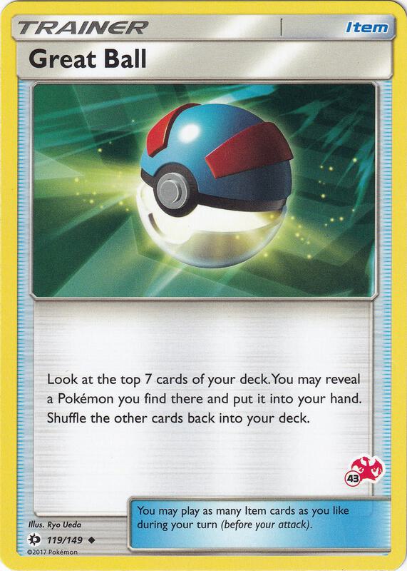 Karta Pokemon Great Ball 119/149 (#43 Charizard Stamped) - Battle Academy