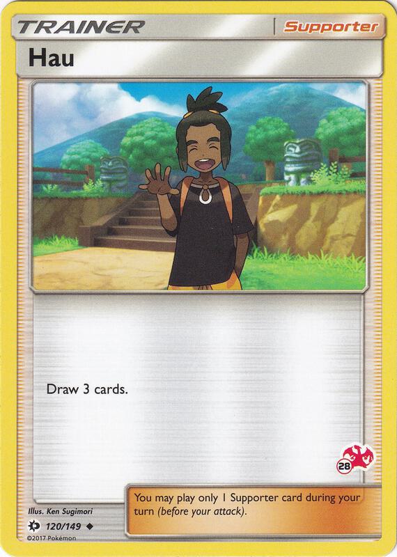 Karta Pokemon Hau 120/149 (#28 Charizard Stamped) - Battle Academy