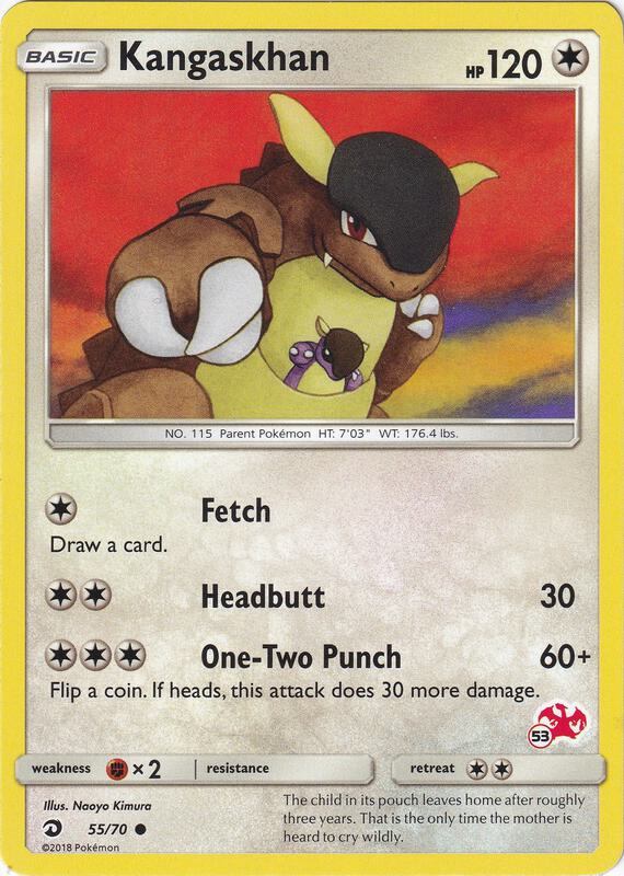 Karta Pokemon Kangaskhan 55/070 - 55/70 (#53 Charizard Stamped) - Battle Academy
