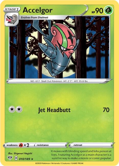 Accelgor 010/189 - Darkness Ablaze