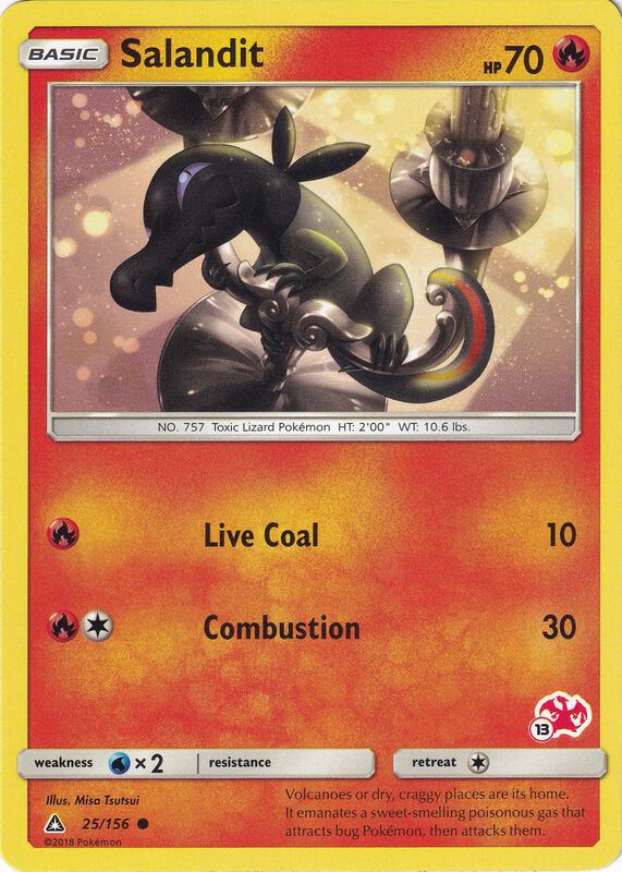 Karta Pokemon Salandit 25/156 (#13 Charizard Stamped) - Battle Academy