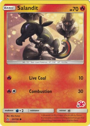 Karta Pokemon Salandit 25/156 (#18 Charizard Stamped) - Battle Academy
