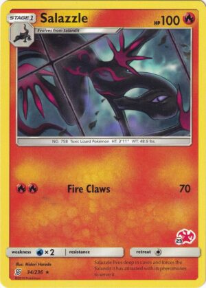 Karta Pokemon Salazzle 34/236 (#23 Charizard Stamped) - Battle Academy