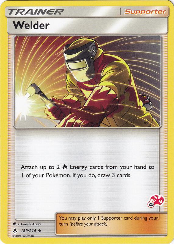 Karta Pokemon Welder 189/214 (#25 Charizard Stamped) - Battle Academy