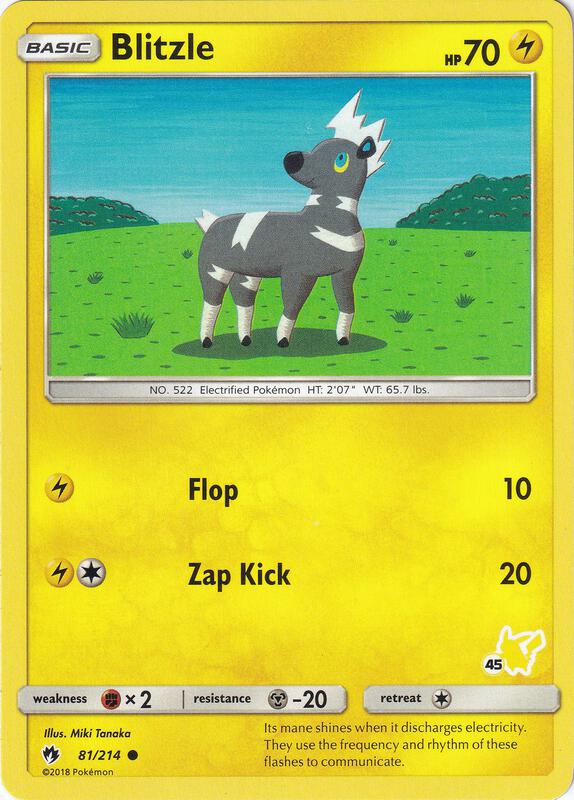 Karta Pokemon Blitzle 81/214 (#45 Pikachu Stamped) - Battle Academy