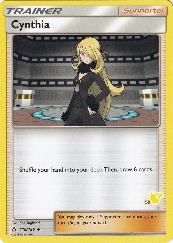 Karta Pokemon Cynthia 119/156 (#59 Pikachu Stamped) - Battle Academy