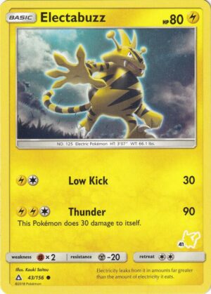 Karta Pokemon Electabuzz 43/156 (#41 Pikachu Stamped) - Battle Academy