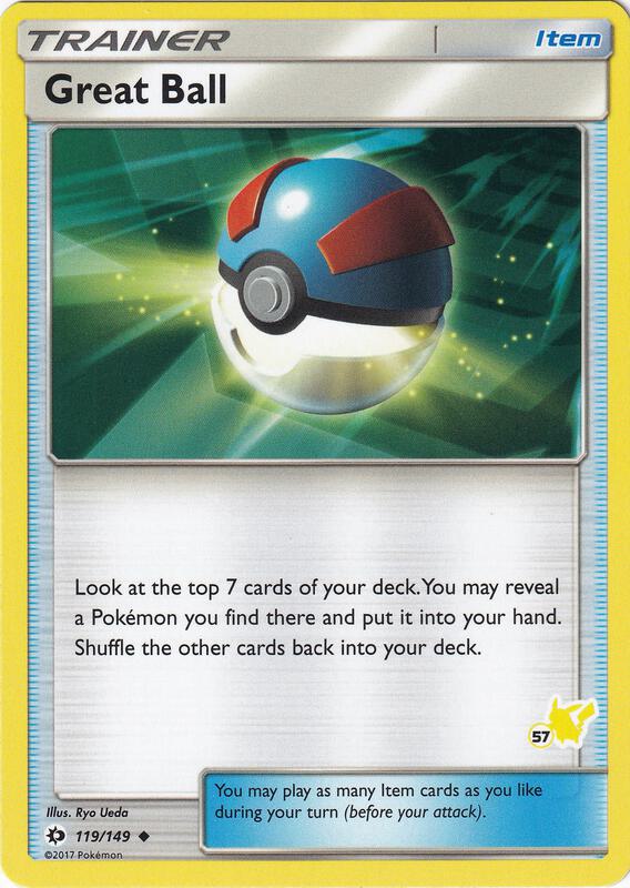 Karta Pokemon Great Ball 119/149 (#57 Pikachu Stamped) - Battle Academy