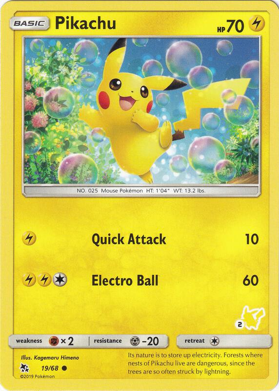 Karta Pokemon Pikachu 19/068 - 19/68 (#2 Pikachu Stamped) - Battle Academy
