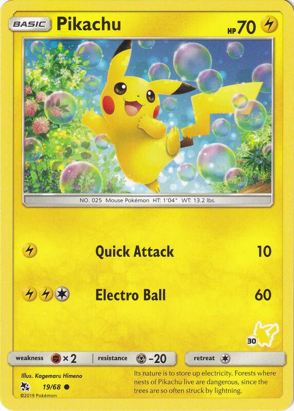 Karta Pokemon Pikachu 19/068 - 19/68 (#30 Pikachu Stamped) - Battle Academy