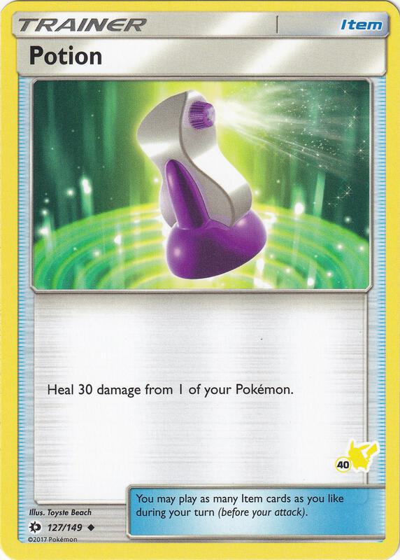 Karta Pokemon Potion 127/149 (#40 Pikachu Stamped) - Battle Academy