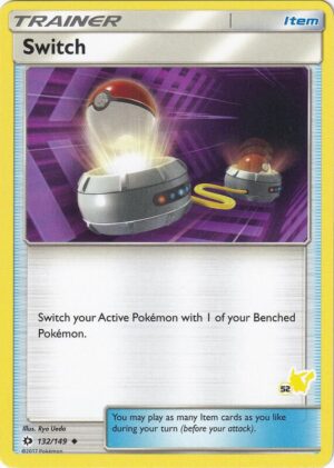 Karta Pokemon Switch 132/149 (#52 Pikachu Stamped) - Battle Academy