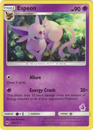 Karta Pokemon Espeon 89/214 (Mewtwo Stamped) - Battle Academy