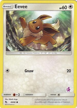 Karta Pokemon Eevee 49/068 - 49/68 (Mewtwo Stamped) - Battle Academy