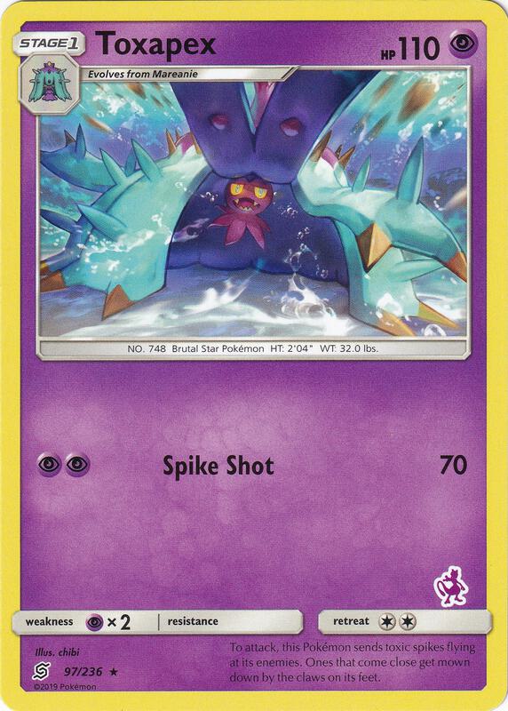 Karta Pokemon Toxapex 97/236 (Mewtwo Stamped) - Battle Academy
