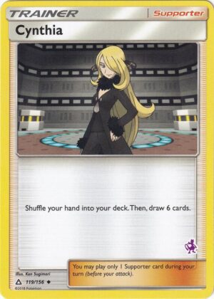 Karta Pokemon Cynthia 119/156 (Mewtwo Stamped) - Battle Academy