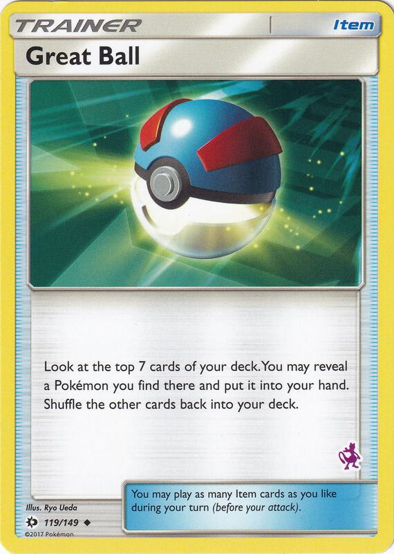 Karta Pokemon Great Ball 119/149 (Mewtwo Stamped) - Battle Academy