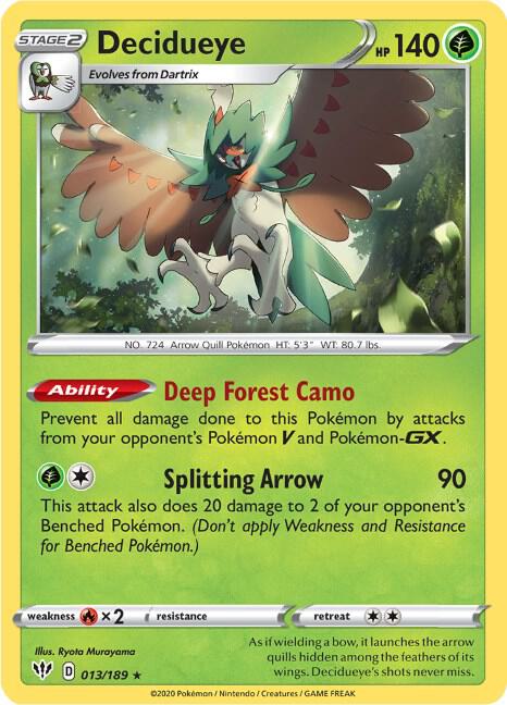 Decidueye 013/189 - Darkness Ablaze